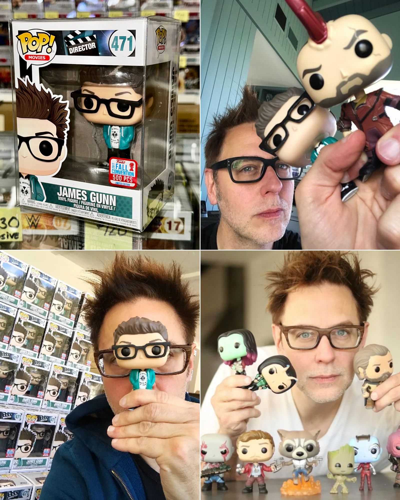 james gun đam mê funko pops!